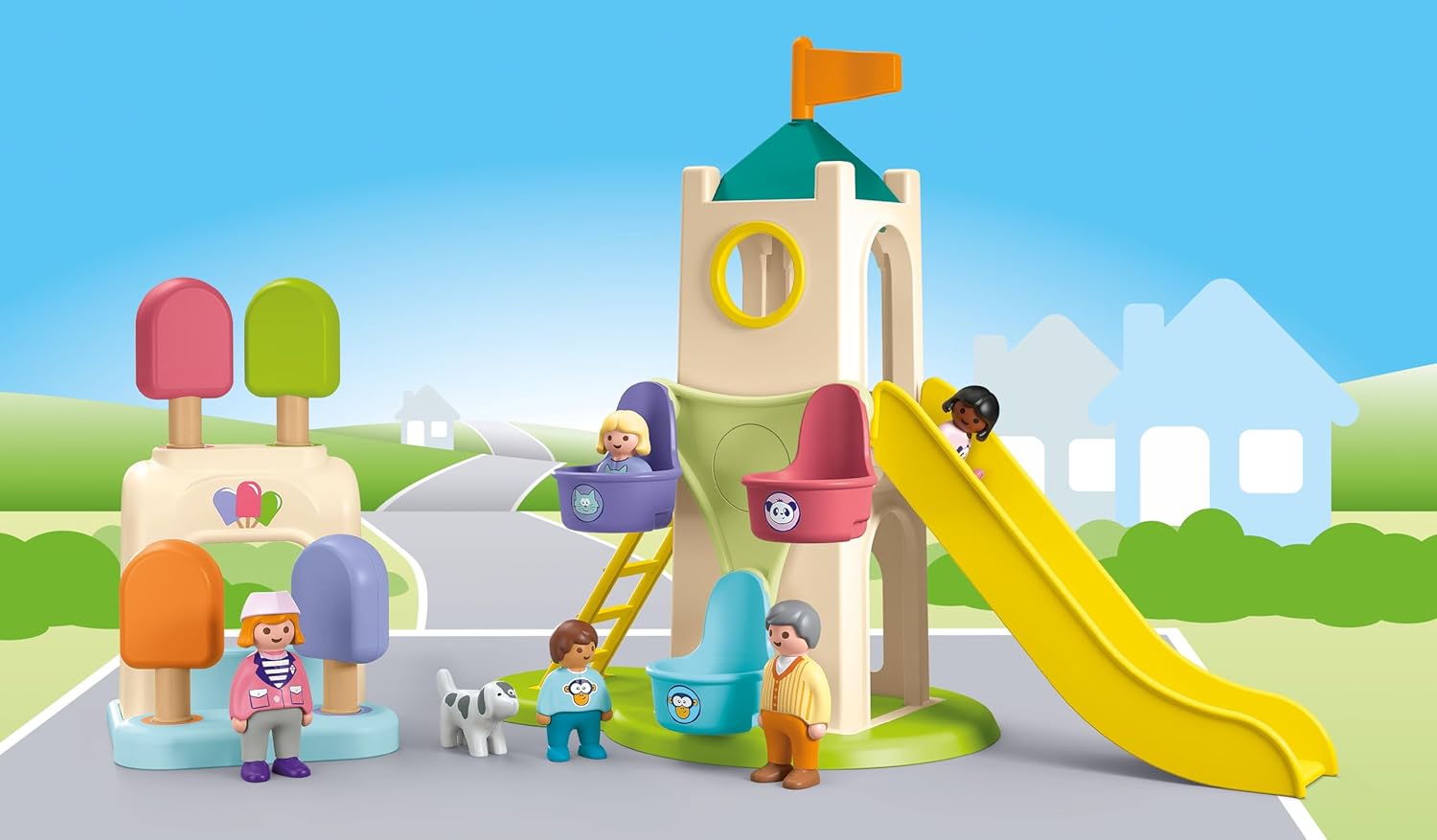 Playmobil - Junior: Adventure Tower With Ice Cream Booth (71703)