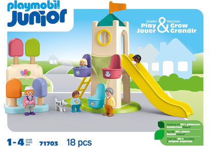 Playmobil - Junior: Adventure Tower With Ice Cream Booth (71703)