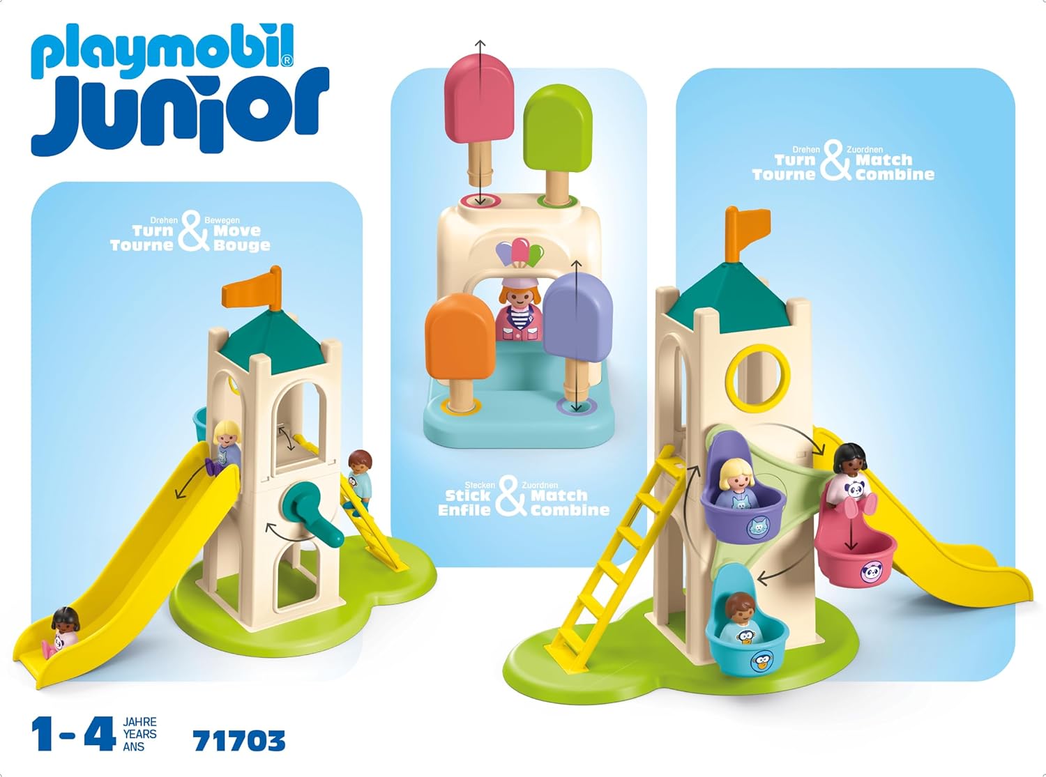 Playmobil - Junior: Adventure Tower With Ice Cream Booth (71703)