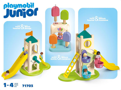 Playmobil - Junior: Adventure Tower With Ice Cream Booth (71703)