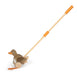 small foot Push-Along Duck, Wood, Moving Head, Helps with Learning, Walking aid, for Kids Aged 18+ Months, 12493, Coloured