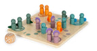 small foot Ludo „Dino“, Gesellschaftsspiel aus FSC® 100%-zertifiziertem Holz, Brettspiel für Kinder ab 4 Jahren, 12619