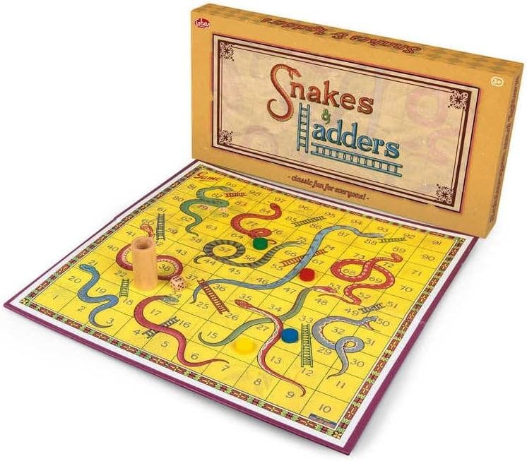 Tobar 28335 Snakes and LADDERS, Mixed, One Size
