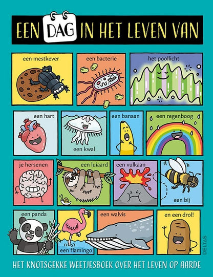Een dag in het leven van ...: het knotsgekke weetjesboek over het leven op aarde