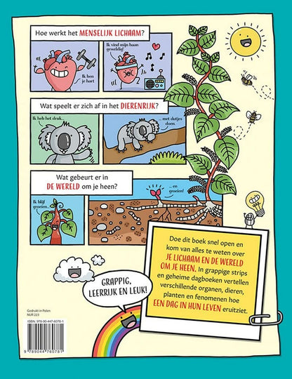 Een dag in het leven van ...: het knotsgekke weetjesboek over het leven op aarde