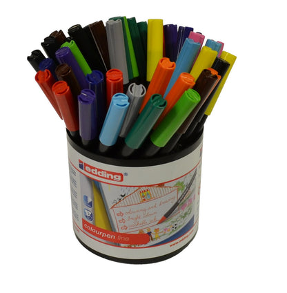 Edding Colourpen Fine Assorted - (Pack of 42