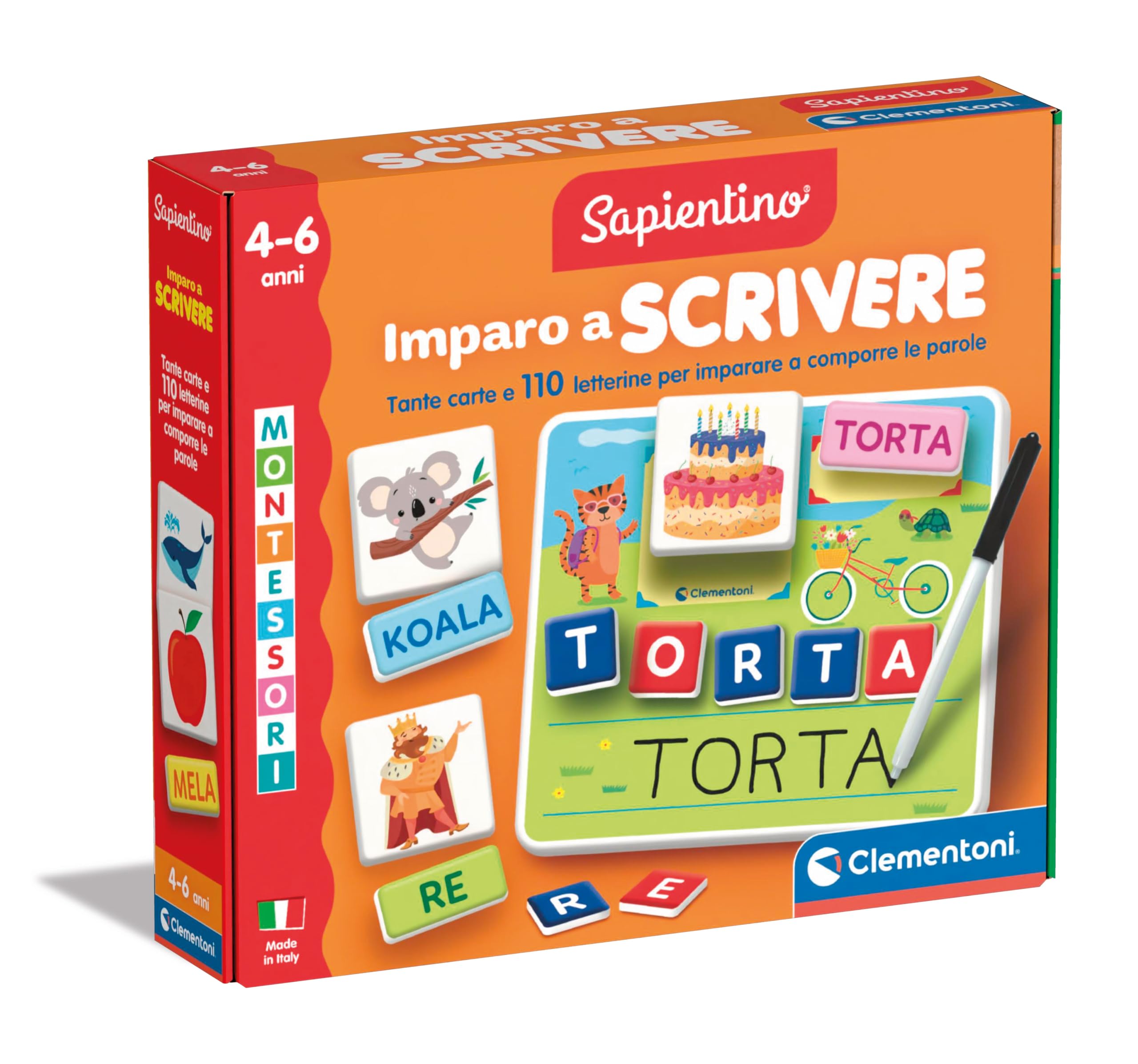 Clementoni Educativi Giochi Sapientino Montessori - Imparo A Scrivere