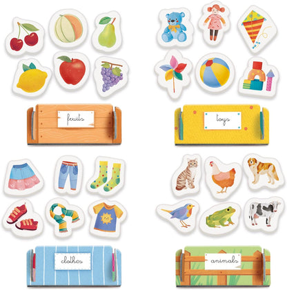 Clementoni - Sapientino Primo Montessori 3 Years, Educational Game for Learning, English Flashcards for Children, Language Development, Learning Made in Italy, 16868, Multi-Colour