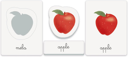 Clementoni - Sapientino Primo Montessori 3 Years, Educational Game for Learning, English Flashcards for Children, Language Development, Learning Made in Italy, 16868, Multi-Colour