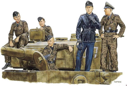 Dragon Models DR6947 Plastic War Vehicle Model, Tiger I Late Production W/Zimmerit (Normandy 1944), 1:35 Scale