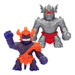 Heroes of Goo Jit Zu Coffret Duel Stretch Strikers, 2 Combattants élastiques, Chevalier Blazagon Élastique vs Corruptagon Souple, s’étirent Jusqu’à 3 Fois Leur Taille