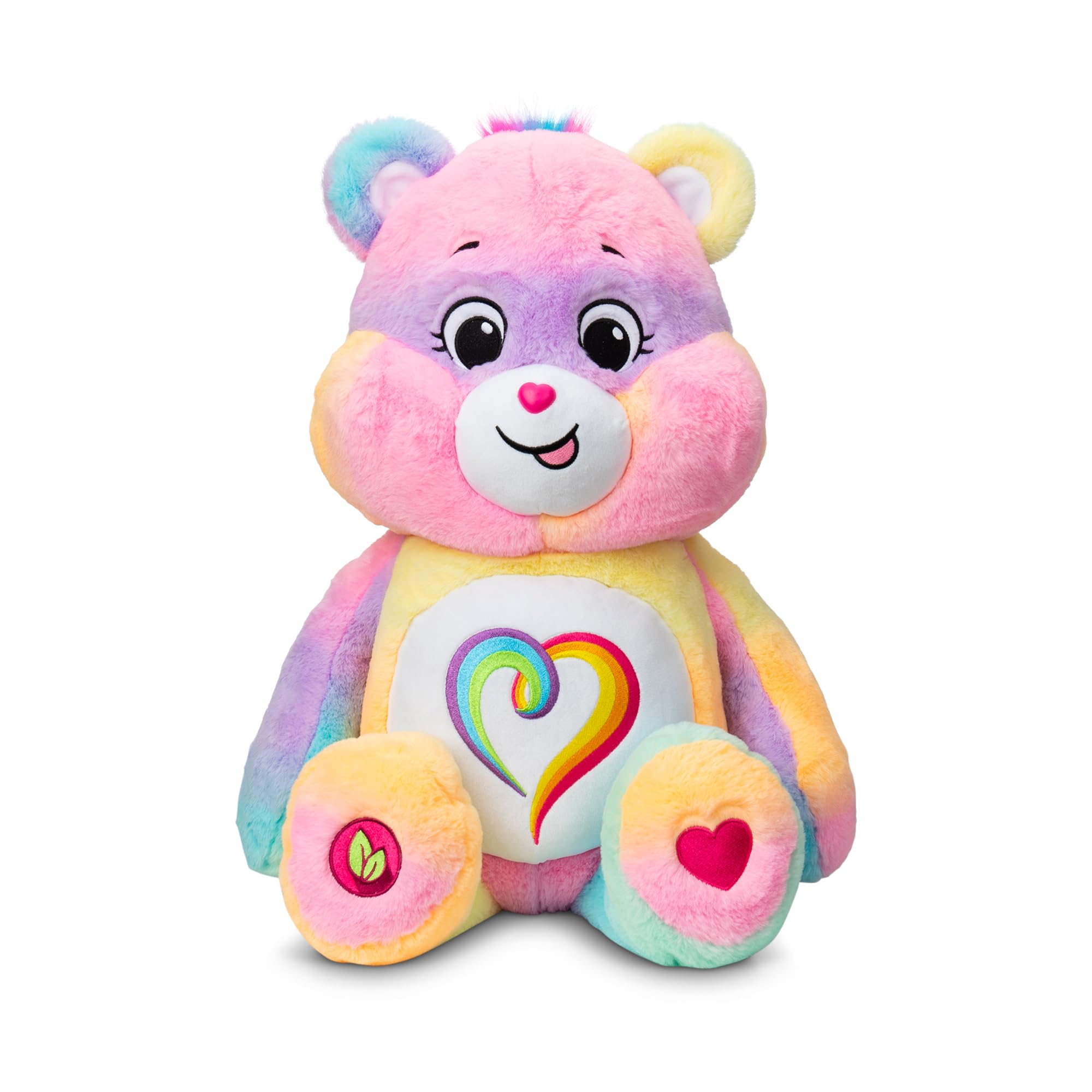 Basic Fun Care Bears Jumbo Togetherness Bear Plush – 60cm, Soft, Huggable Collectible Toy, Giant Teddy Bear, Cuddly Toys for Children, Soft Toys for Girls Boys, Teddy Suitable for Girls Boys 4+
