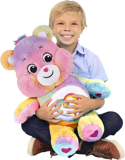 Basic Fun Care Bears Jumbo Togetherness Bear Plush – 60cm, Soft, Huggable Collectible Toy, Giant Teddy Bear, Cuddly Toys for Children, Soft Toys for Girls Boys, Teddy Suitable for Girls Boys 4+