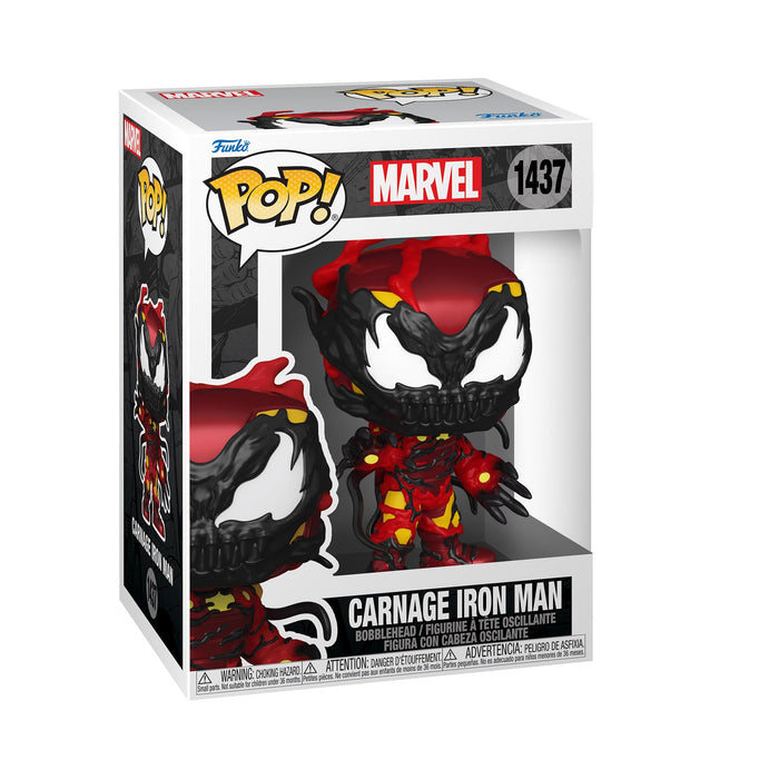 Funko Pop! Marvel: Carnageized - Iron Man - Marvel Comics - Collectable Vinyl Figure - Gift Idea - Official Merchandise - Toys for Kids & Adults - Comic Books Fans - Model Figure for Collectors