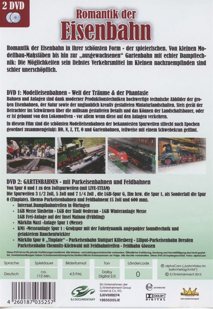 Romantik der Eisenbahn - Modelleisenbahnen & Gartenbahnen mit Parkeisenbahnen und Feldbahnen