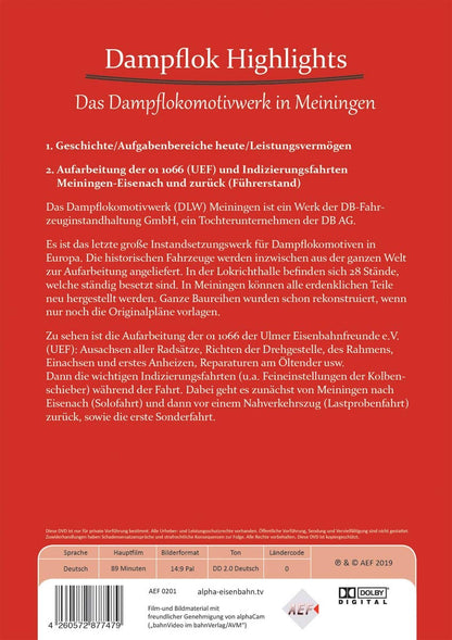 DAMPFLOK HIGHLIGHTS:  DAS DAMPFLOKOMOTIVW