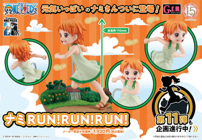 One Piece G.E.M. Series statuette PVC Nami Run! Run! Run! 11 cm