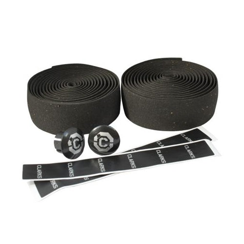 Clarks Cork Handlebar Tape Black