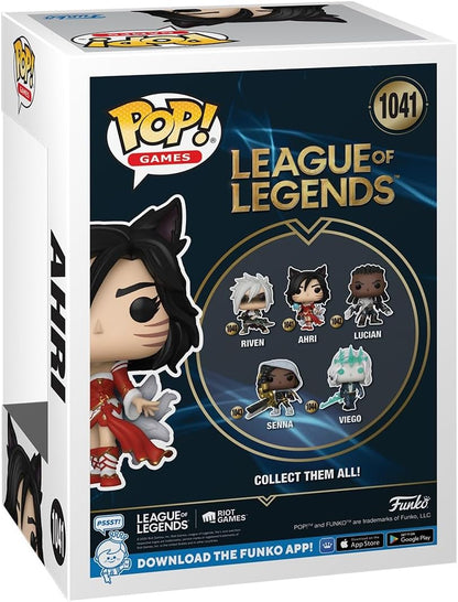 Funko POP! Games: LOL - Ahri - League Of Legends - Collectable Vinyl Figure - Gift Idea - Official Merchandise - Toys for Kids & Adults - Video Games Fans - Model Figure for Collectors and Display