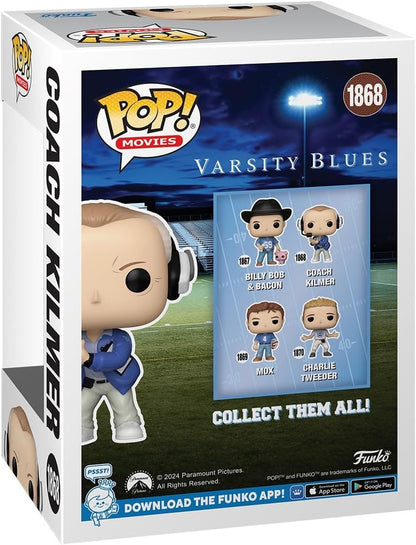 Funko Pop! Movies: Varsity Blues - Coach Bud Kilmer Kilmer - Keychain - Neuartiger Schlüsselanhänger - Vinyl-Minifigur Zum Sammeln - Strumpffüller - Geschenkidee - Offizielle Handelswaren