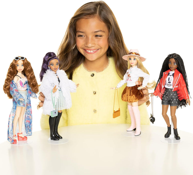 Disney ily 4EVER Fashion Dolls Bambi 30cm/11.5" Tall with 13 Points of Articulation, Two Complete Mix-and-Match Outfits and Glittery Mickey Ring for You For Girls Aged 6+