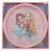 Depesche 13228 TOPModel Team Wall Pink for Children, with Model Motif and Teddy Bear, Silent Clock, Battery Included, Multicolour, One Size
