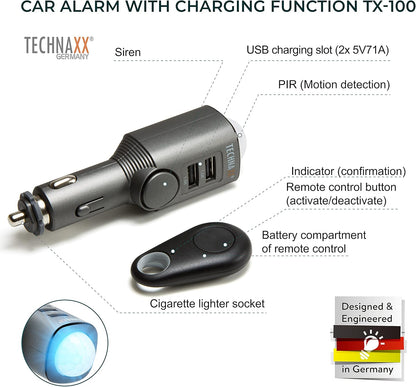 Technaxx - Tx-100 - Universal Mobile & Auto Alarm