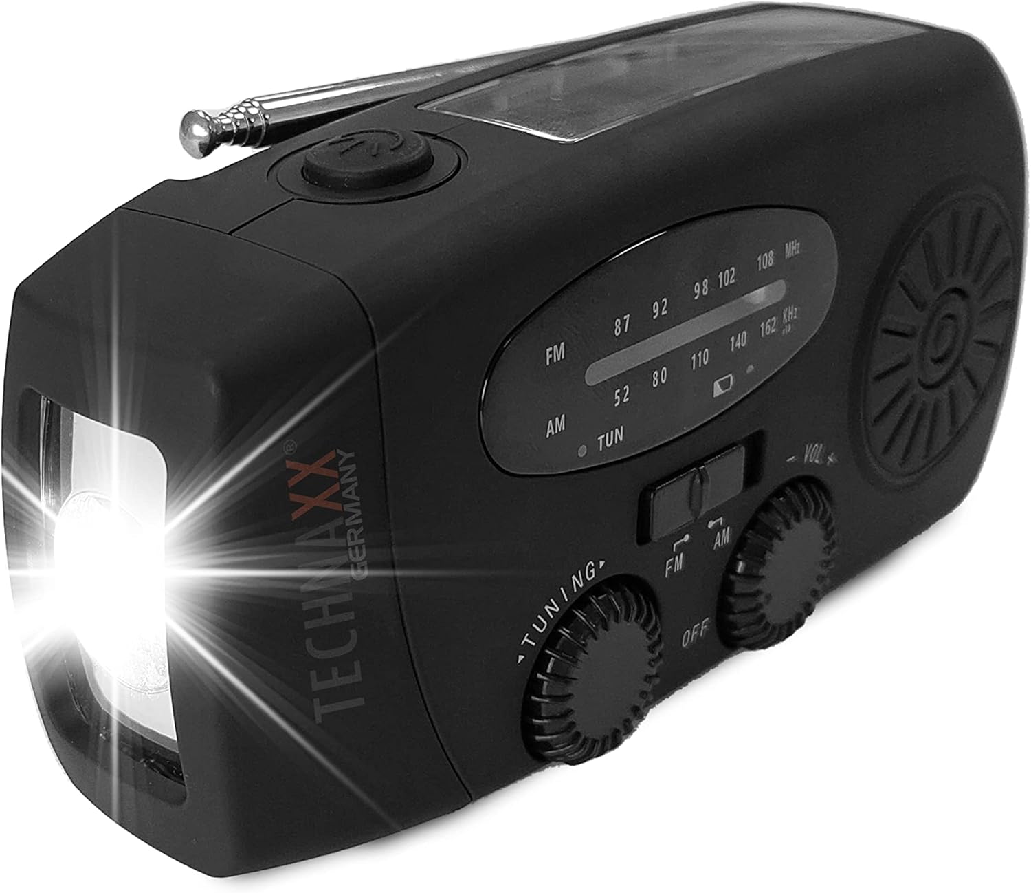 Technaxx - Hand Crank & Solar Radio - Tx-238