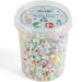 DANTOY 520 Pastel Coloured Craft Beads Recycled Plastic