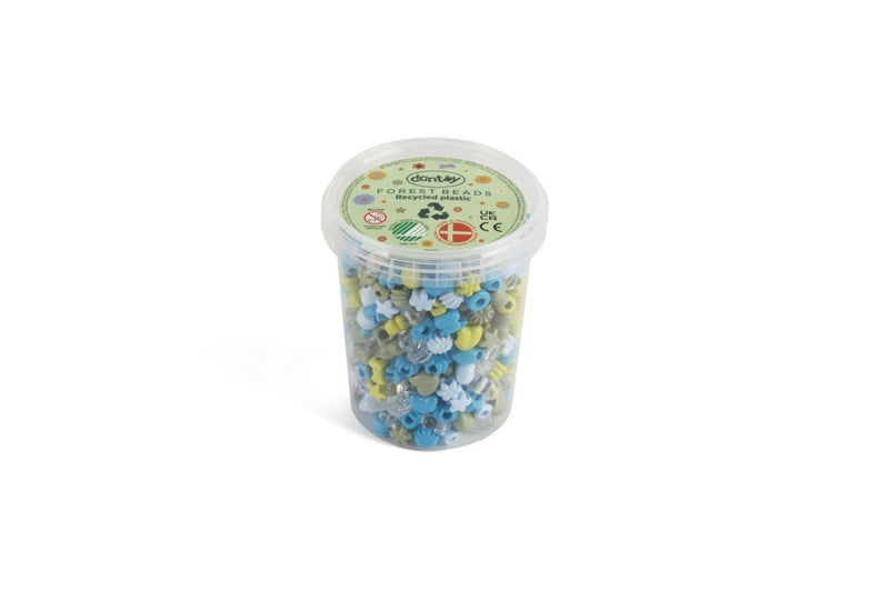 Dantoy 5931 Pastel Beads Forest Colours Large ≈ 520 Pieces