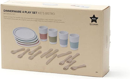 Kids Concept - Serviesset voor 4 personen keukengerei, meerkleurig (1000565