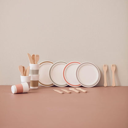 Kids Concept - Serviesset voor 4 personen keukengerei, meerkleurig (1000565