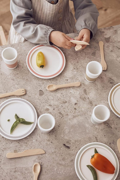 Kids Concept - Serviesset voor 4 personen keukengerei, meerkleurig (1000565