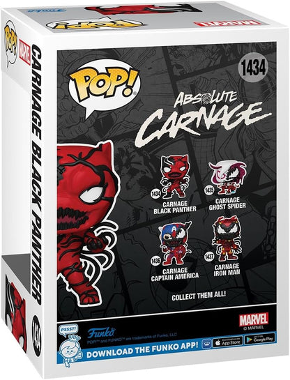 Funko Pop! Marvel: Carnageized - Black Panther - Marvel Comics - Collectable Vinyl Figure - Gift Idea - Official Merchandise - Toys for Kids & Adults - Comic Books Fans - Model Figure for Collectors