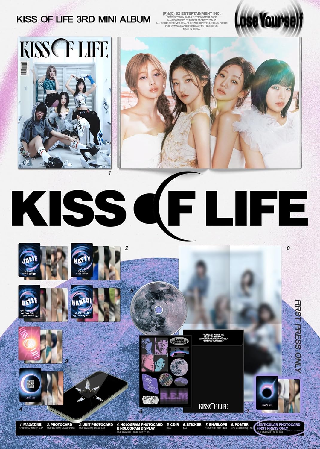 KISS OF LIFE 3rd Mini （韓国盤）