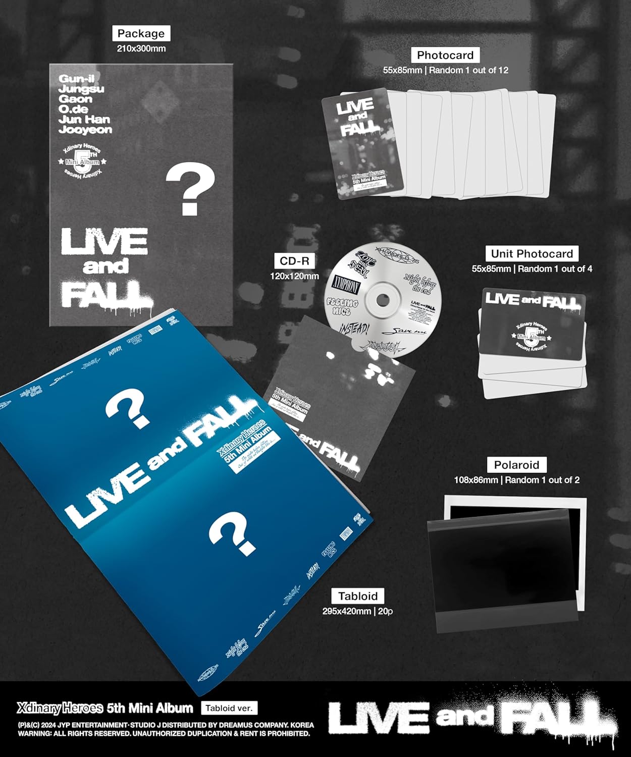 Live and Fall - Tabloid Version