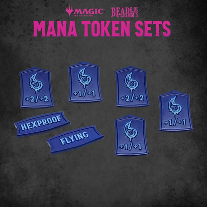 Beadle & Grimms - Mtg - Blue Mana Token Set