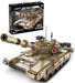 CaDA Russian T-90 Battle Tank 1:21 (45 cm), Sand Colour, 360° Swivel Tower, Upgradeable/Motorisable, 1722 Pieces, C61003W