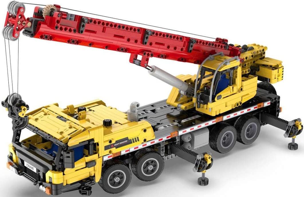 CaDA Crane Truck Functional Brick Model 1831pcs C61081