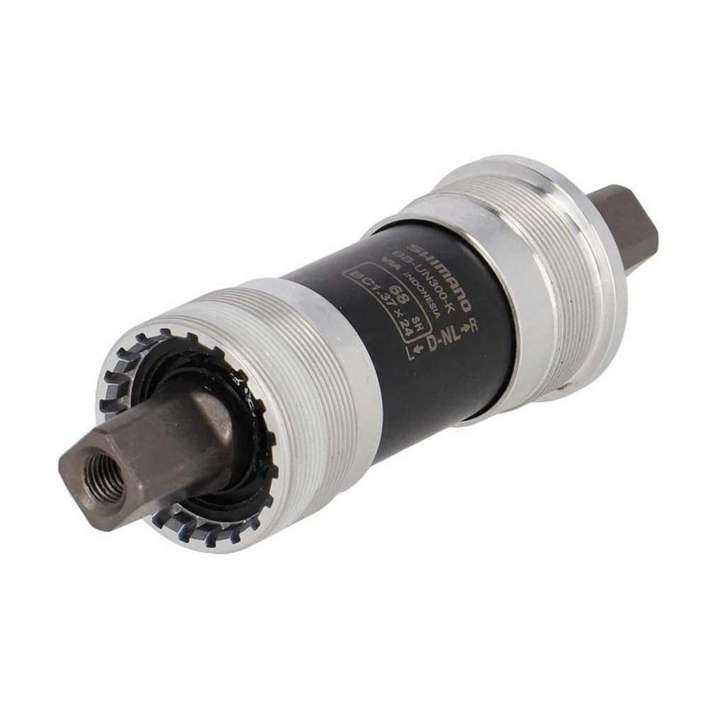 SHIMANO unisex - adult 68/122.5mm bottom bracket, black, one size