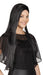 Boland 86330 Adult Wig Charming Black One Size