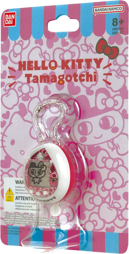 TAMAGOTCHI Nano Hello Kitty 50th Anniversary Red Shell | 4cm Red Hello Kitty Virtual Pet Handheld Games Machine | Raise An Electronic Cyber Pet With Hello Kitty's Help With This Sanrio Toy