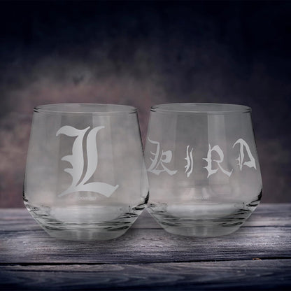 Death Note - 2 Glass Set Kira & L Europe X2
