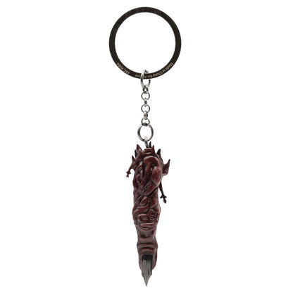 ABYSTYLE - JUJUTSU KAISEN 3D Key Ring Sukuna Finger, Red, H. 6 cm x L. 1,8 cm x P. 1 cm