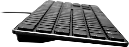 Speedlink - Riva Slim Metal Scissor Keyboard, Black - Nordic Layout