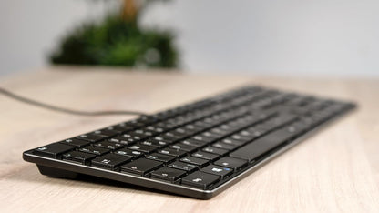 Speedlink - Riva Slim Metal Scissor Keyboard, Black - Nordic Layout