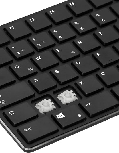 Speedlink - Riva Slim Metal Scissor Keyboard, Black - Nordic Layout