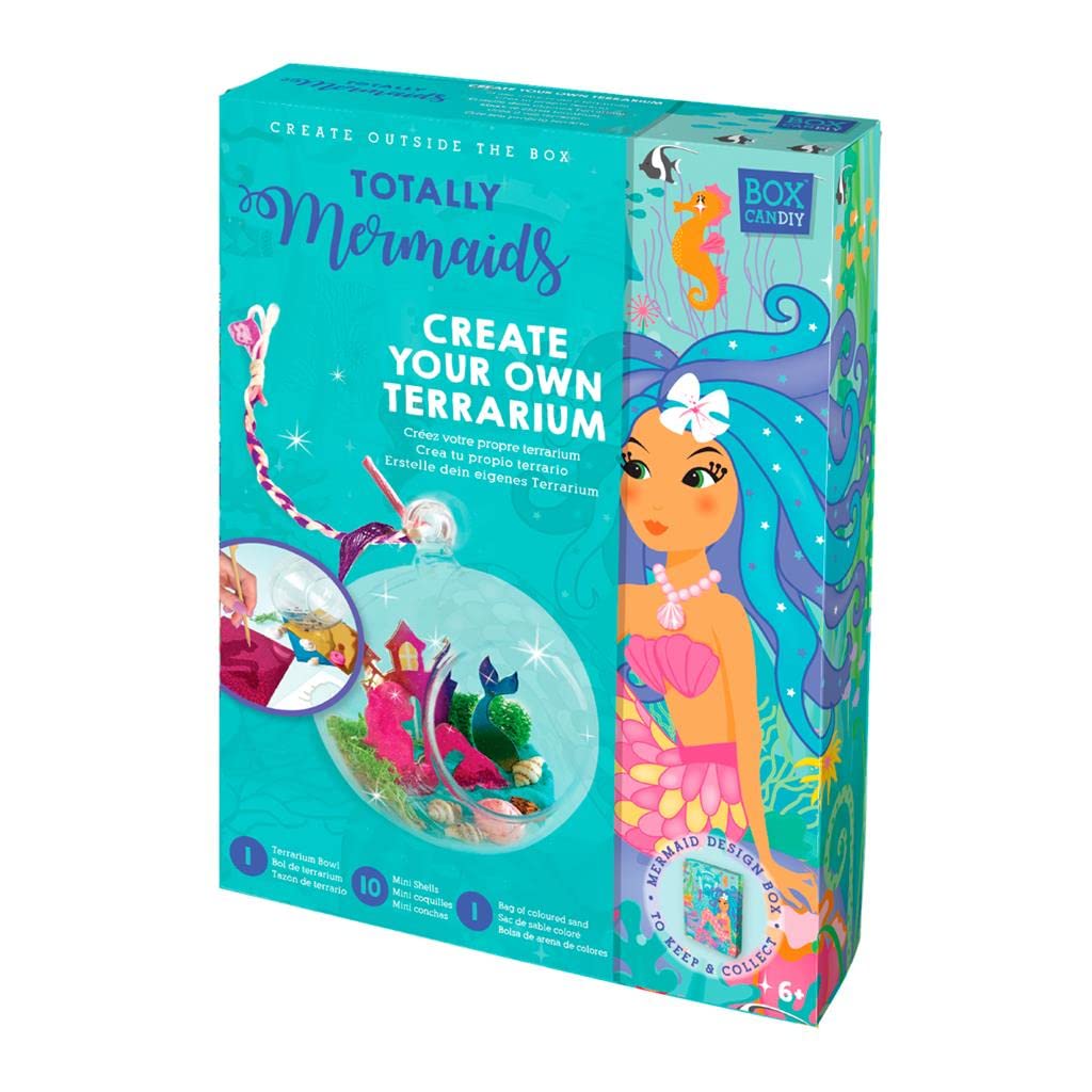 Box Candiy - Totally Mermaids Terrarium Art - (Bc-1908)