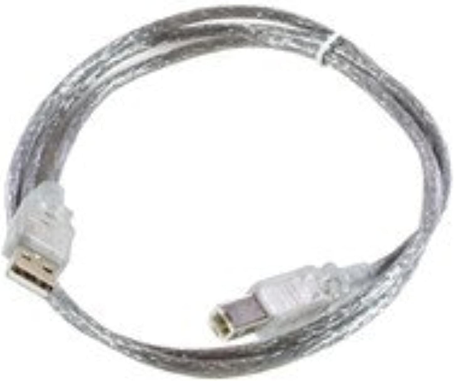 MicroConnect USB2.0 A-B 1 m m-m - USB-kabel (USB A, USB B, mannelijk/mannelijk, recht, transparant