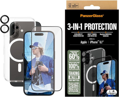 PanzerGlass 3-in-1 Protective Case for iPhone 16